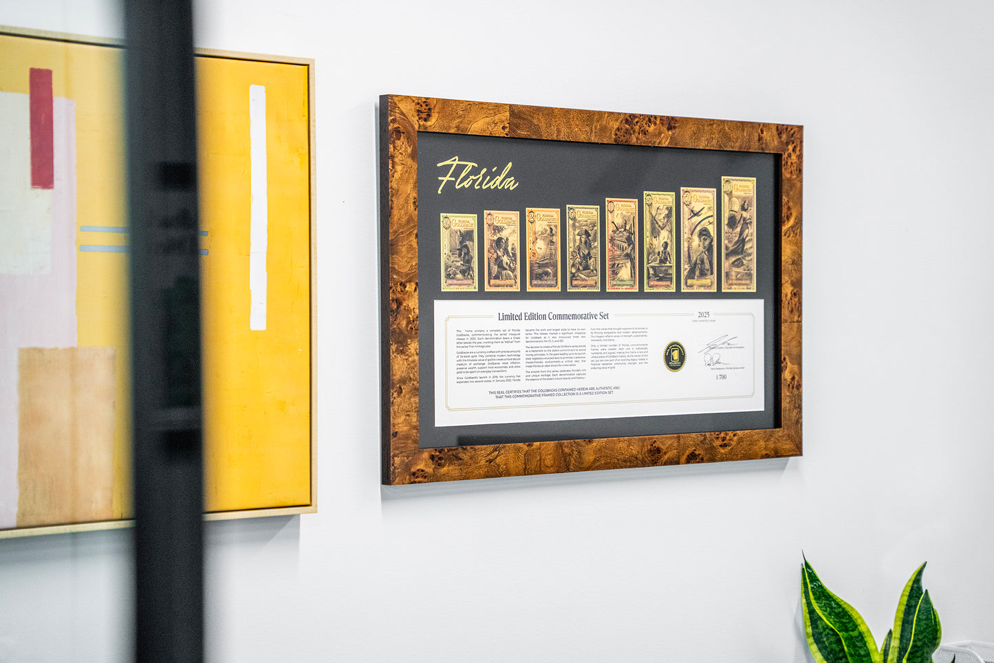 2025 Florida Goldback Commemorative Frame - Limited Edition