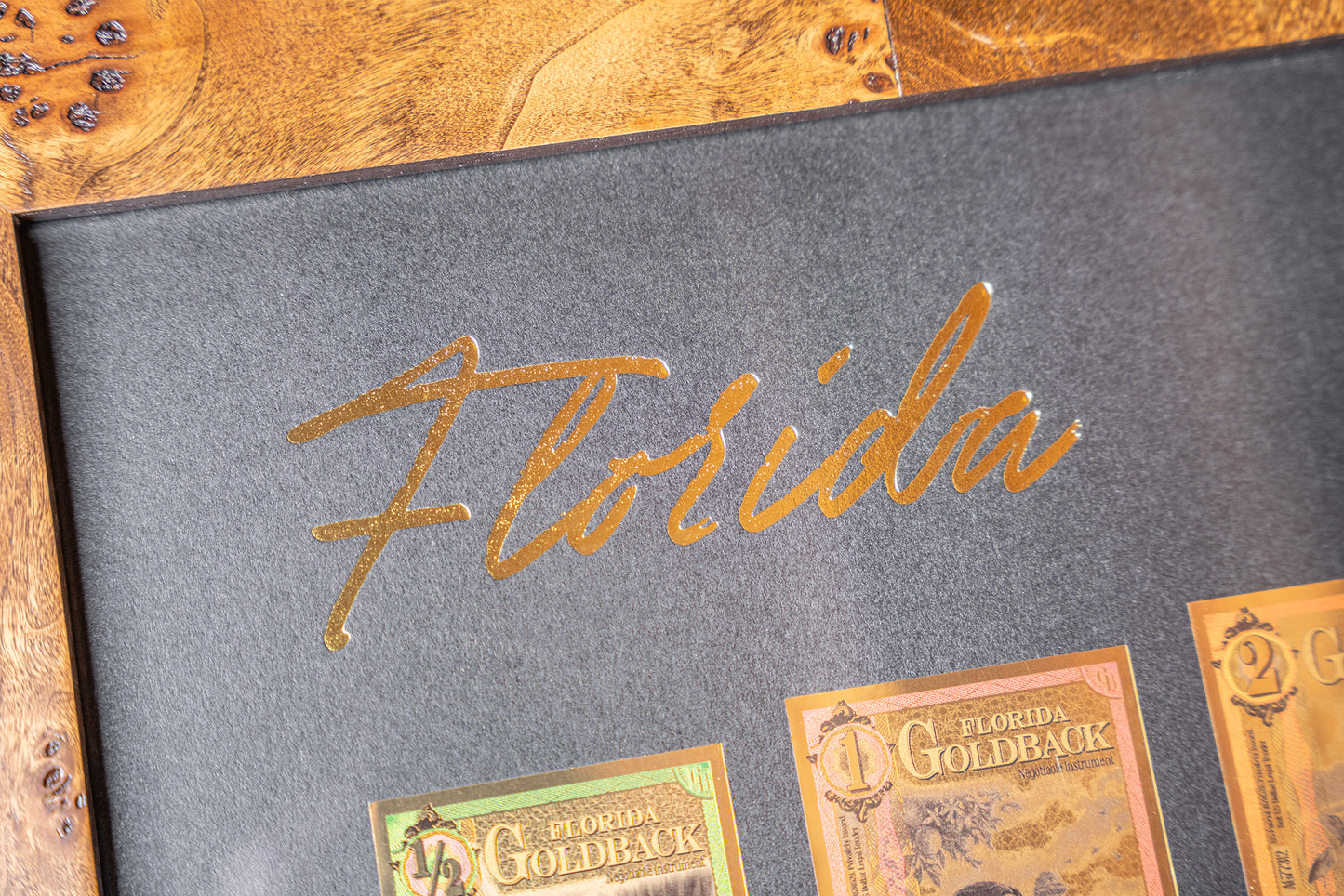 2025 Florida Goldback Commemorative Frame - Limited Edition