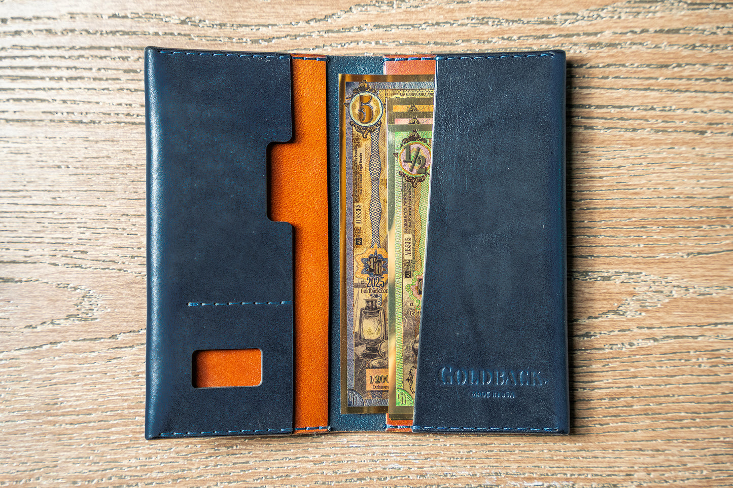 Wayfarer Wallet – Premium Leather Wallet for Goldback