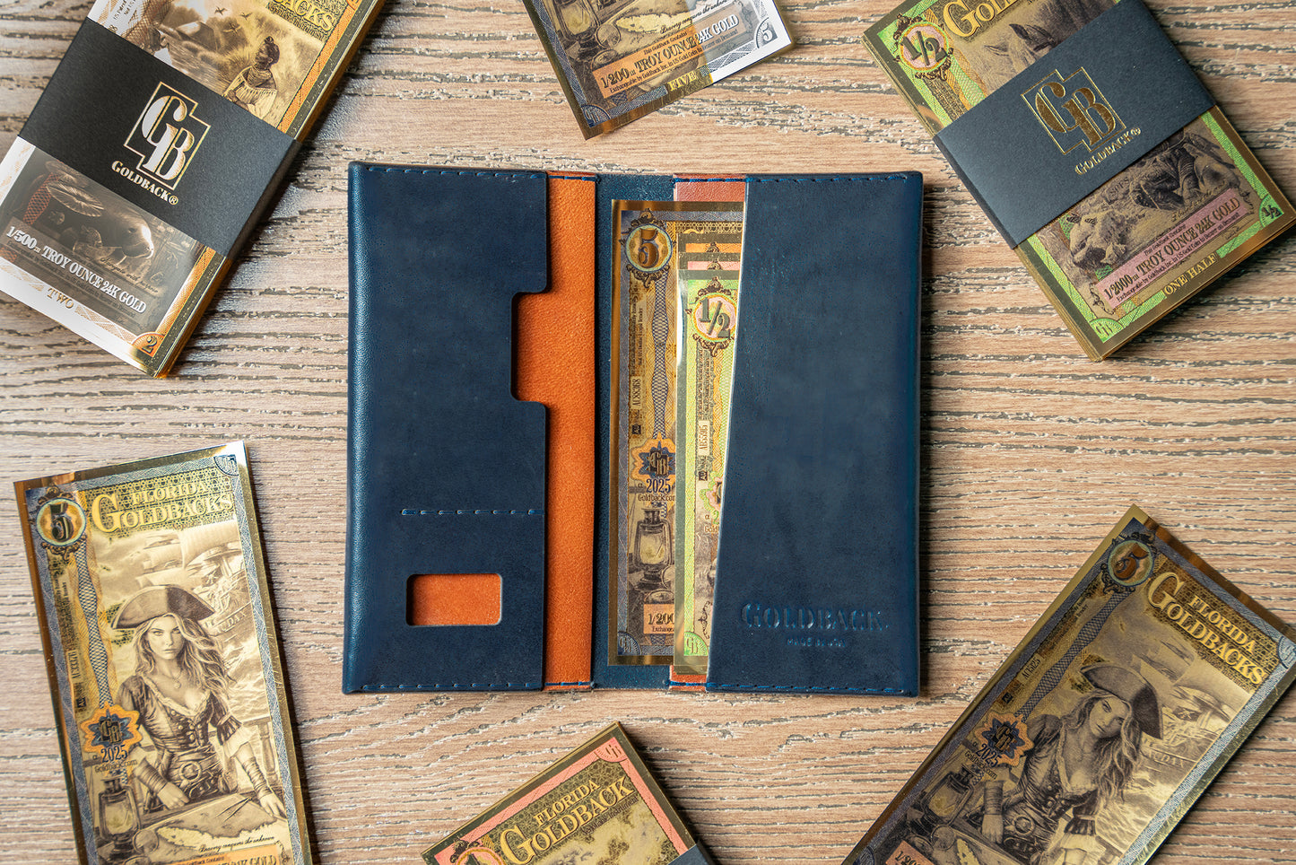 Wayfarer Wallet – Premium Leather Wallet for Goldback