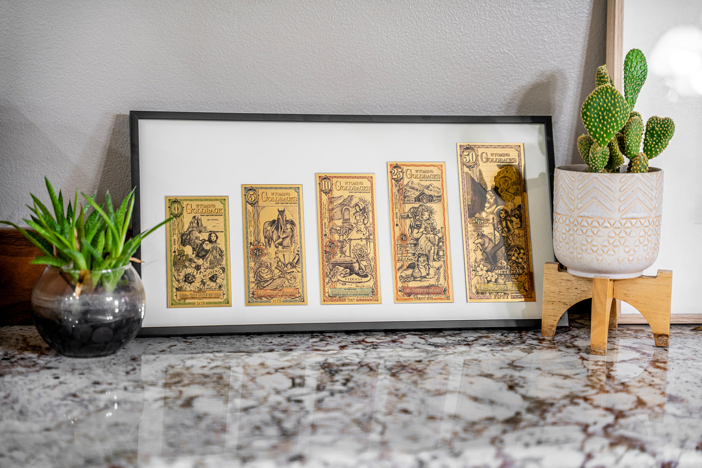 Goldback Legacy Wall Display