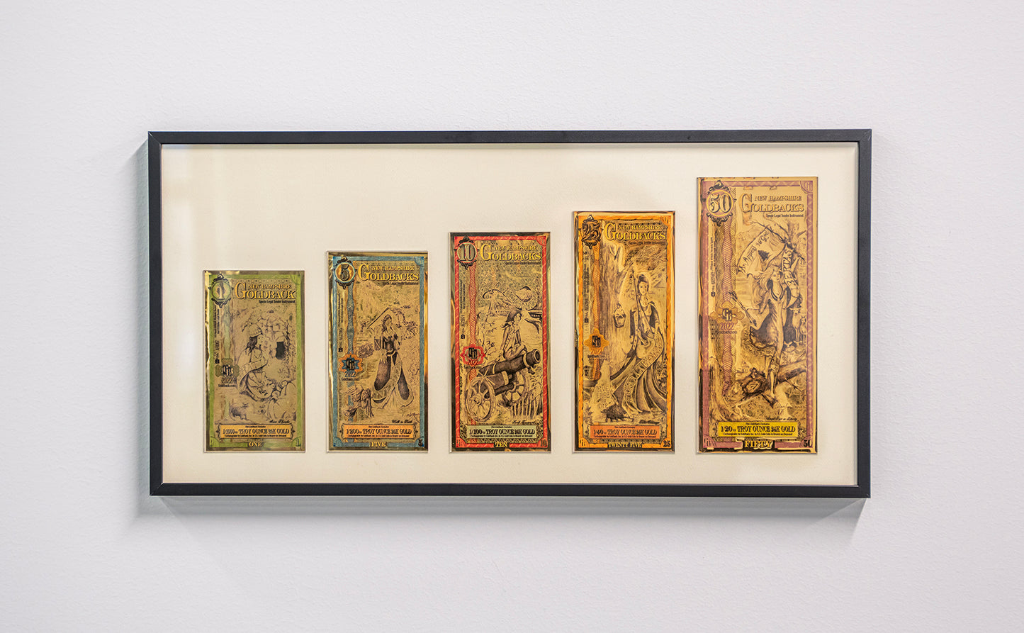 Goldback Legacy Wall Display