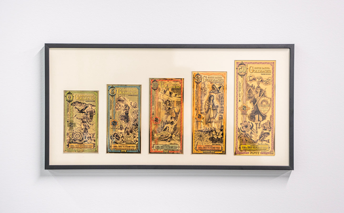 Goldback Legacy Wall Display