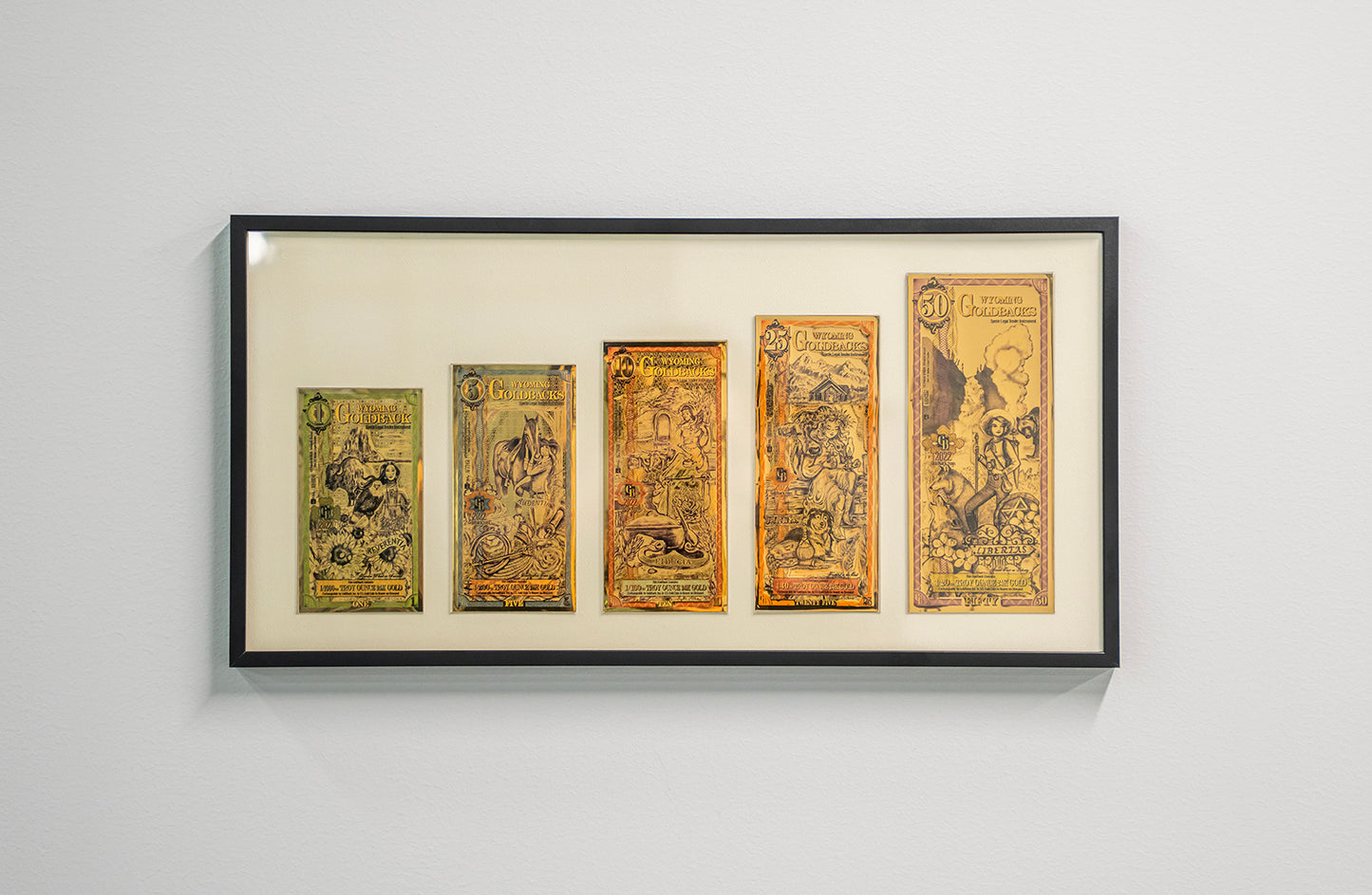 Goldback Legacy Wall Display