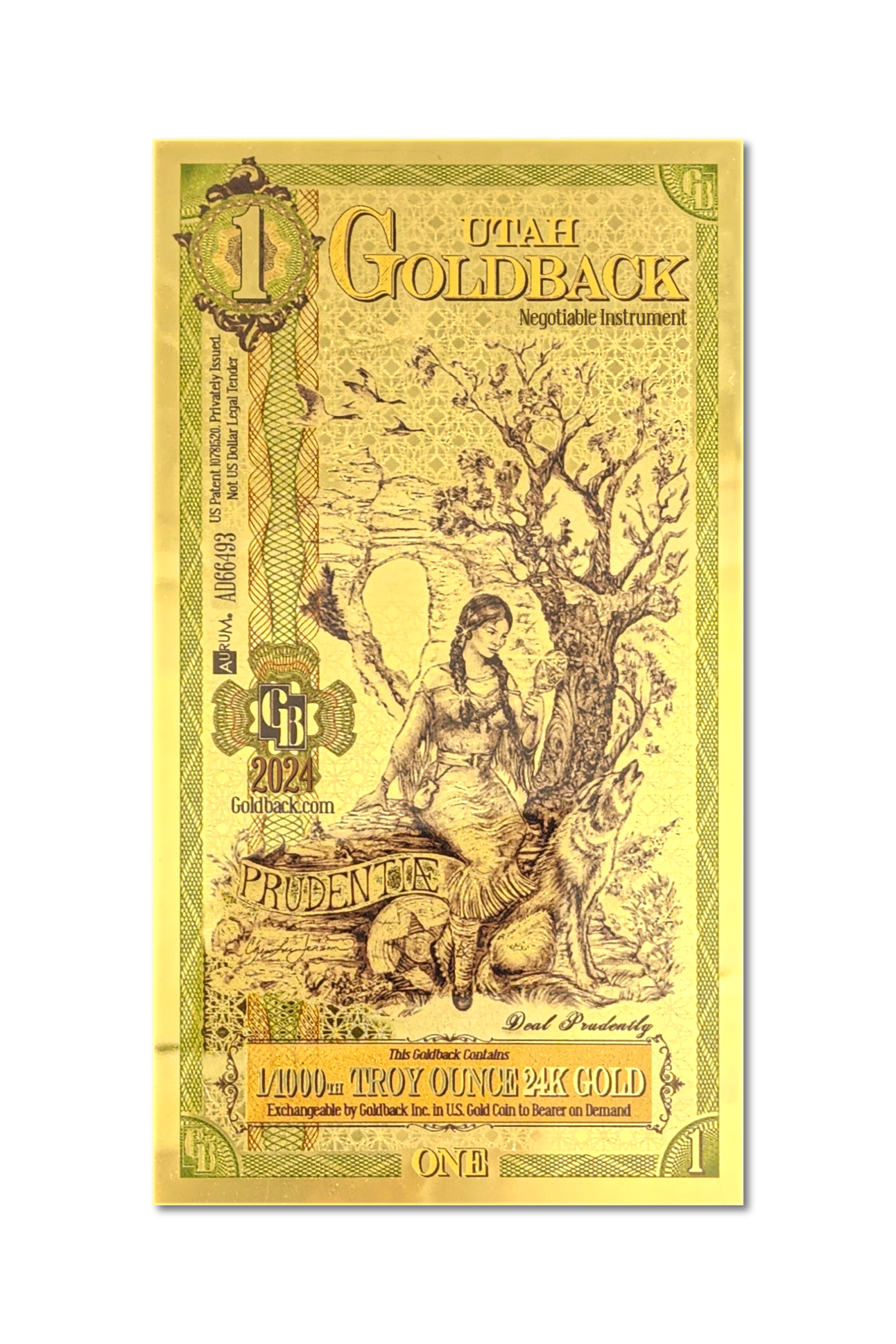 Utah 1 Goldback