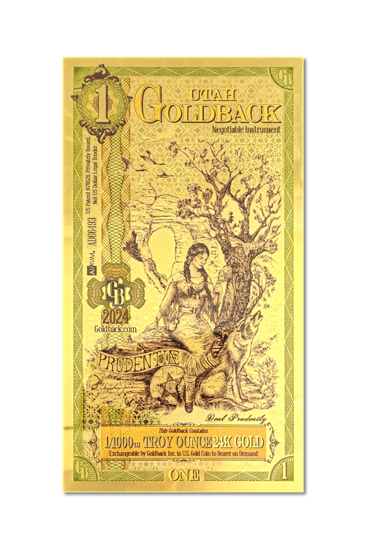 Utah 1 Goldback