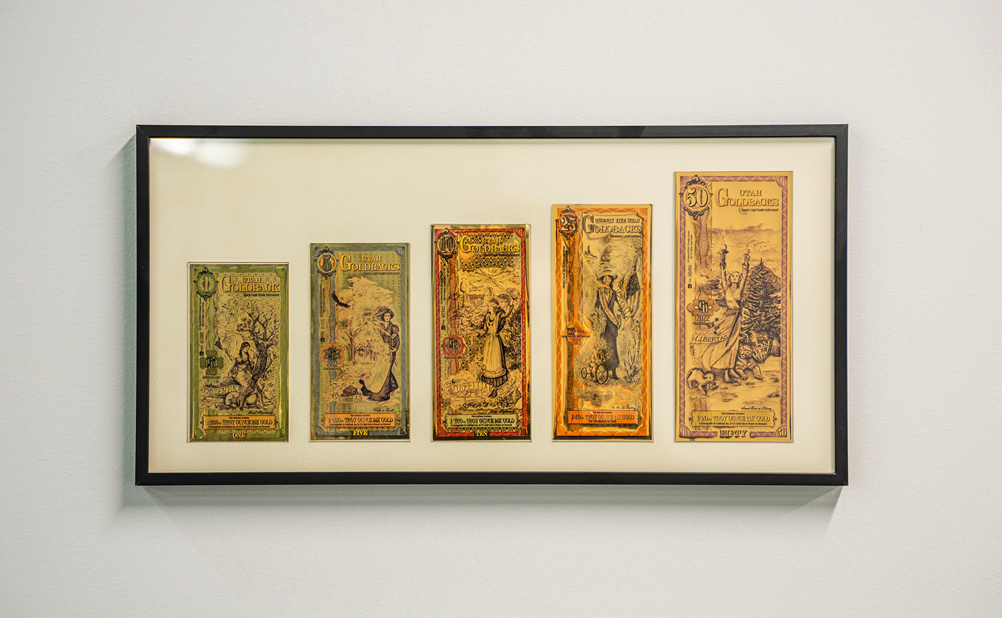 Goldback Legacy Wall Display